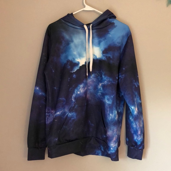 Other - NEVER WORN GALAXY Blue and Purple Sweatshirt